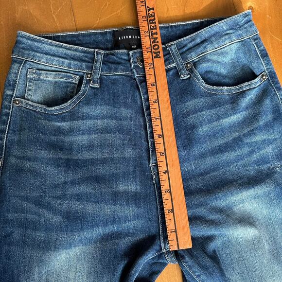 Risen High Rise Boot Flare Stretch Jeans 7 28 - Picture 9 of 10